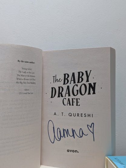 The Baby Dragon Cafe: The Baby Dragon series Book 1 by A. T. Qureshi (Signed First Edition) - Fialta Books