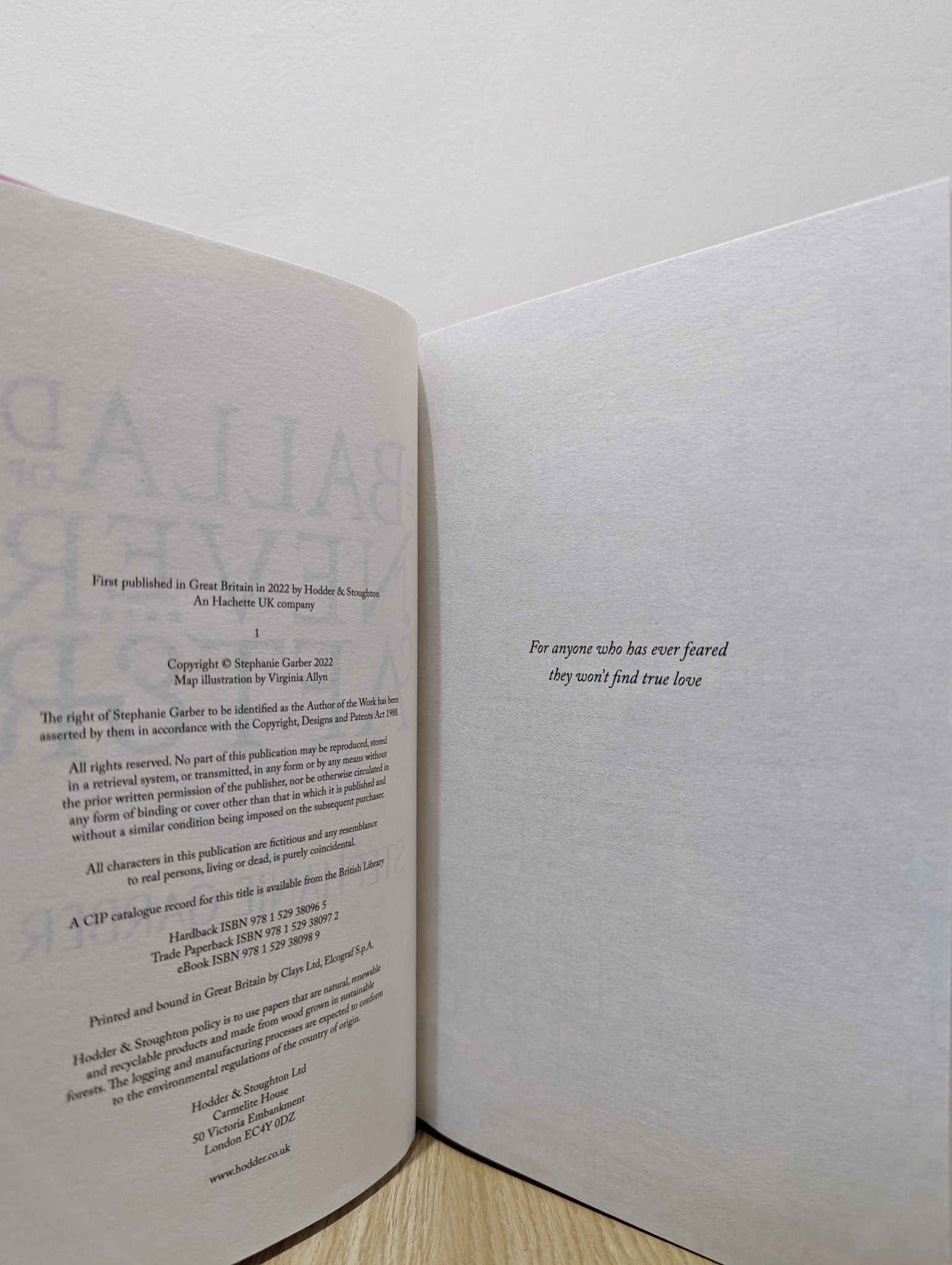 The Ballad of Never After by Stephanie Garber (Signed Shield Hidden Cover) - Fialta Books