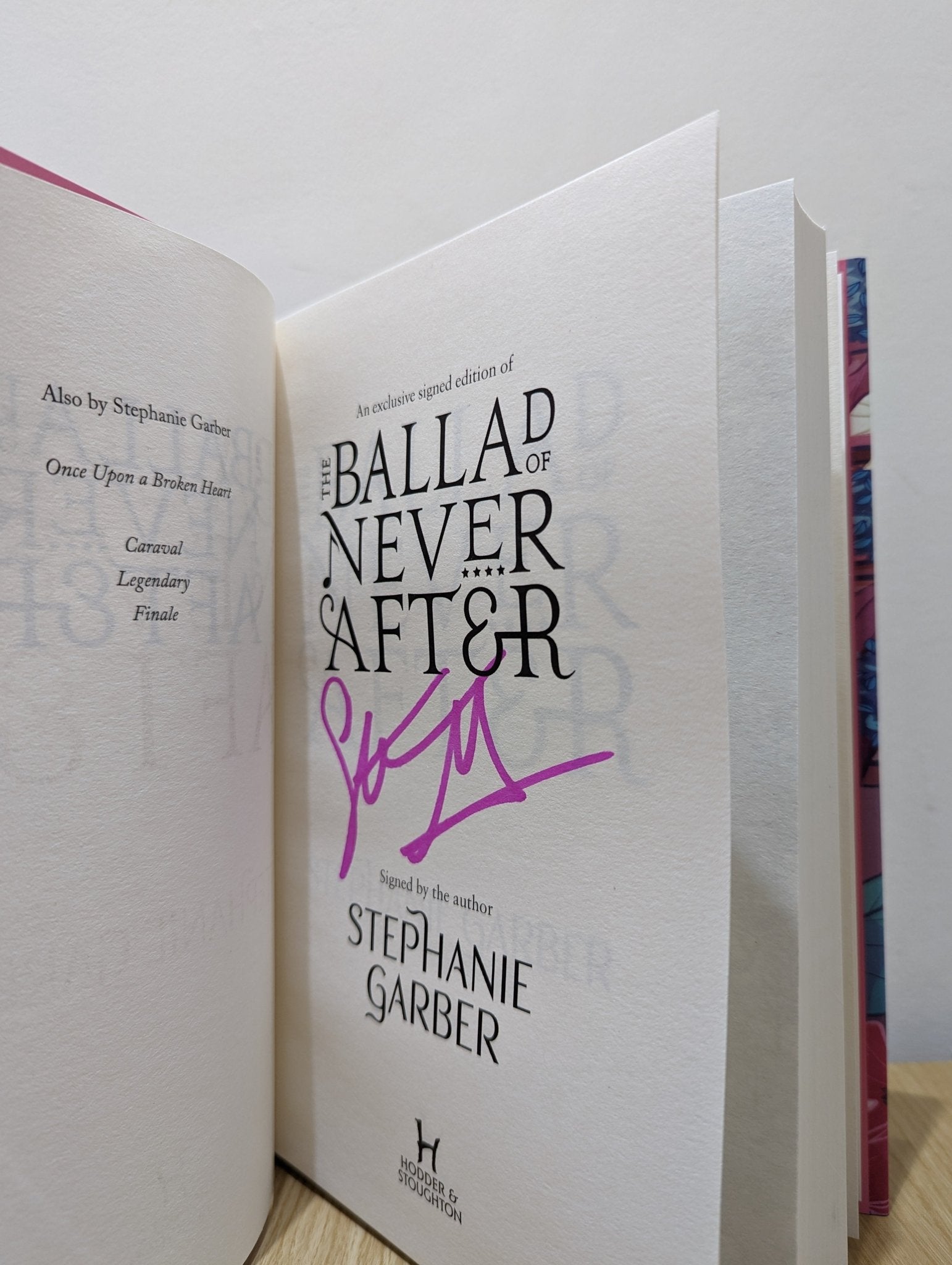 The Ballad of Never After by Stephanie Garber (Signed Skull Hidden Cover) - Fialta Books