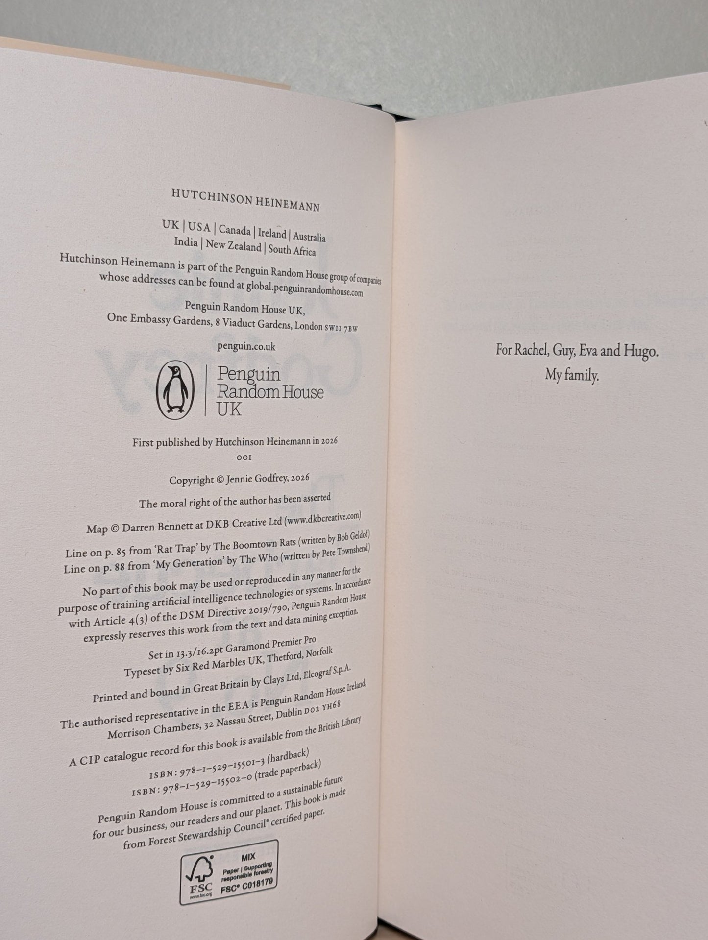 The Barbecue at No.9 by Jennie Godfrey (Signed First Edition with sprayed edges) - Fialta Books