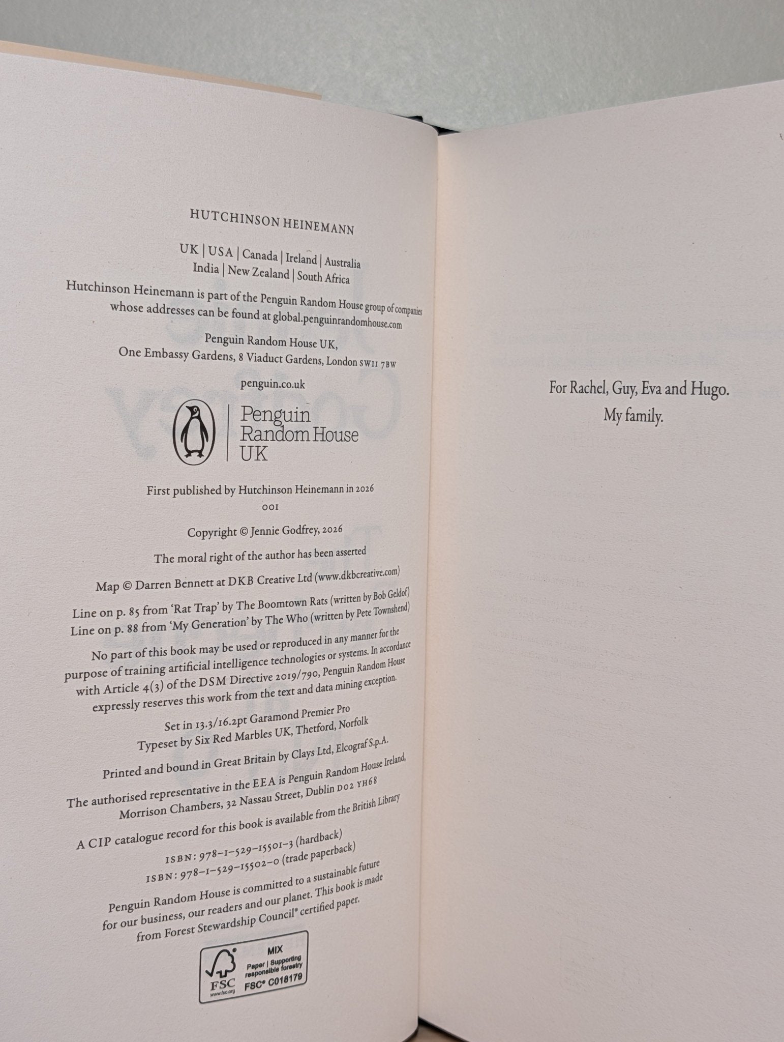 The Barbecue at No.9 by Jennie Godfrey (Signed First Edition with sprayed edges) - Fialta Books
