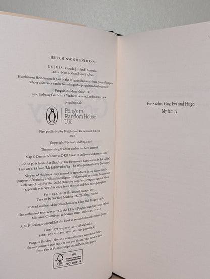 The Barbecue at No.9 by Jennie Godfrey (Signed First Edition with sprayed edges) - Fialta Books