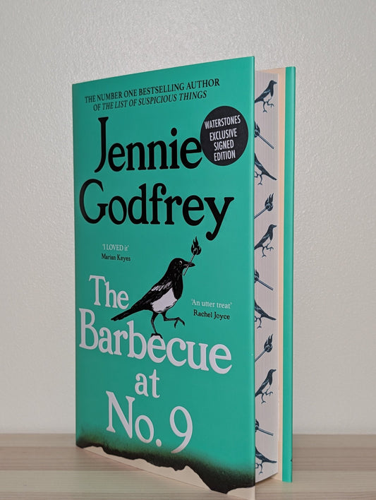The Barbecue at No.9 by Jennie Godfrey (Signed First Edition with sprayed edges) - Fialta Books