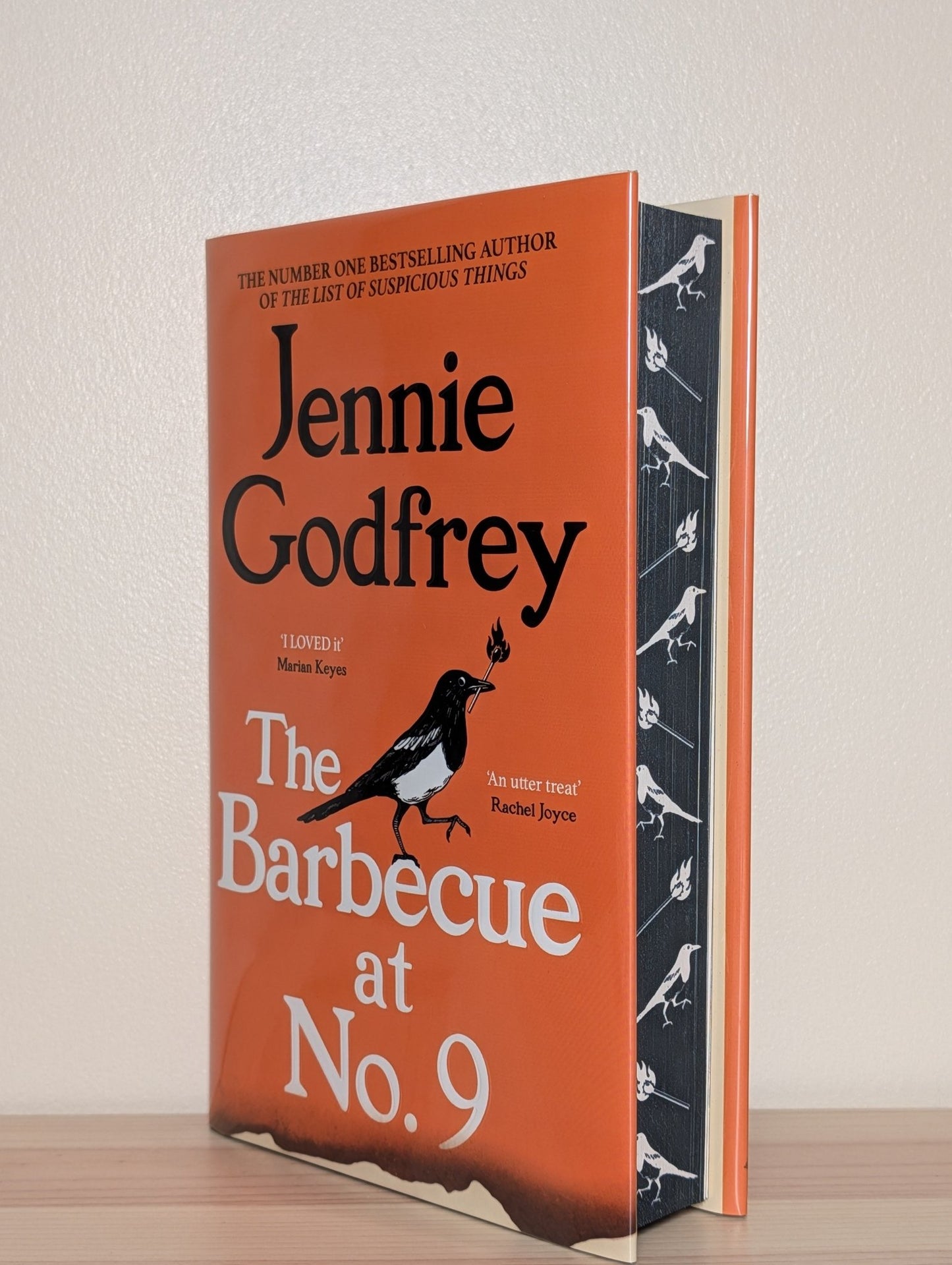 The Barbecue at No.9 by Jennie Godfrey (Signed Numbered with sprayed edges) - Fialta Books