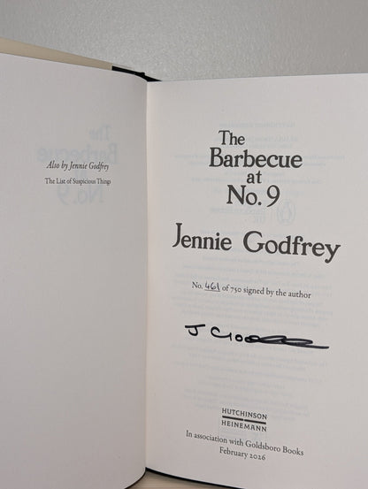 The Barbecue at No.9 by Jennie Godfrey (Signed Numbered with sprayed edges) - Fialta Books