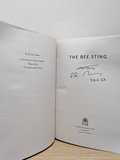 The Bee Sting by Paul Murray (Signed Dated First Edition) - Fialta Books