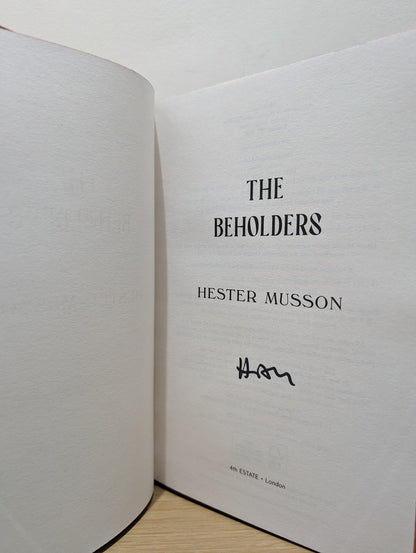 The Beholders by Hester Musson (Signed First Edition with sprayed edges) - Fialta Books