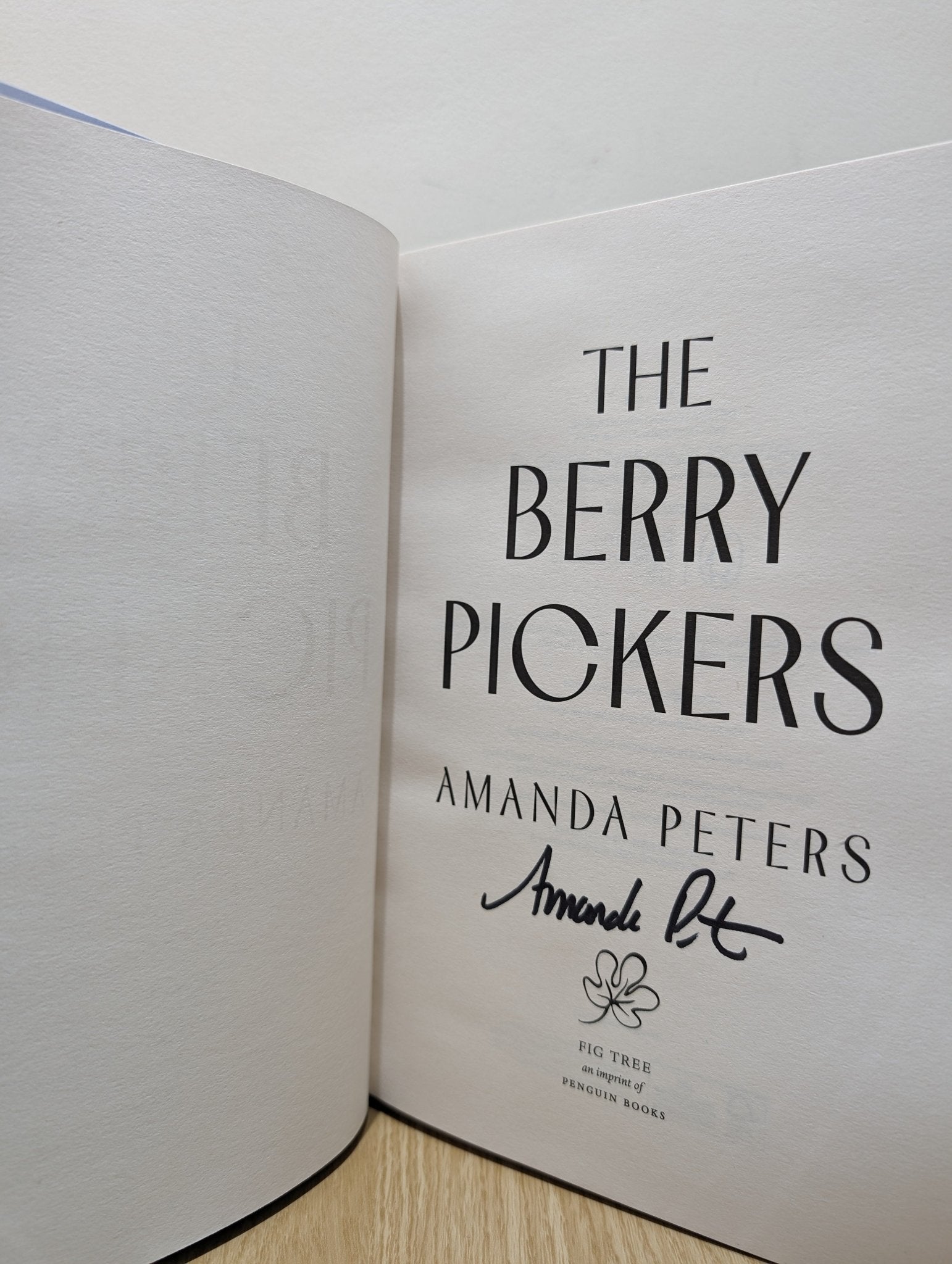 The Berry Pickers by Amanda Peters (Signed First Edition) - Fialta Books