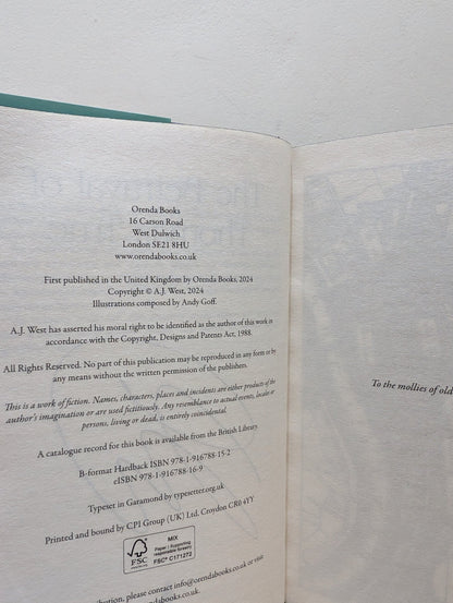 The Betrayal of Thomas True by A. J. West (Signed First Edition with sprayed edges) - Fialta Books