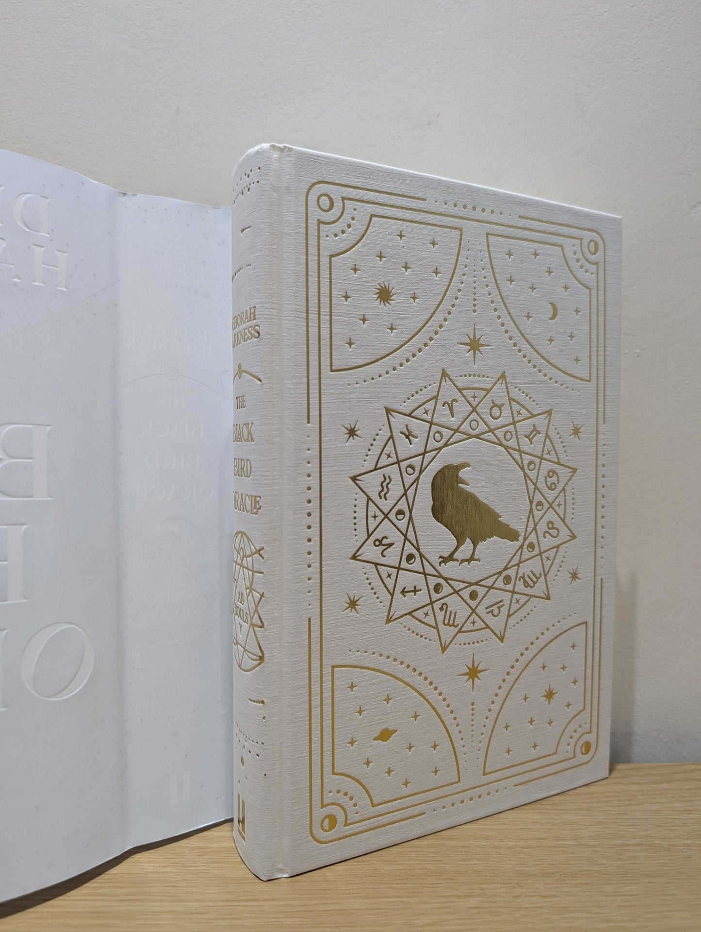 The Black Bird Oracle by Deborah Harkness (Signed First Edition with white board) - Fialta Books