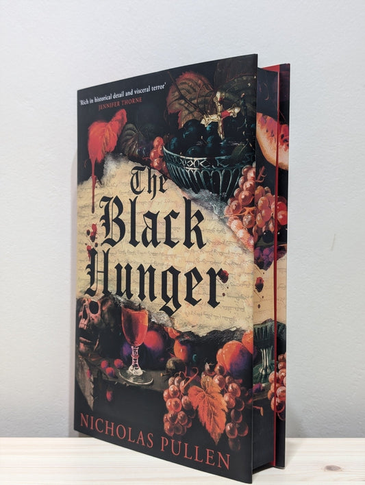 The Black Hunger by Nicholas Pullen (Signed First Edition with sprayed edges) - Fialta Books