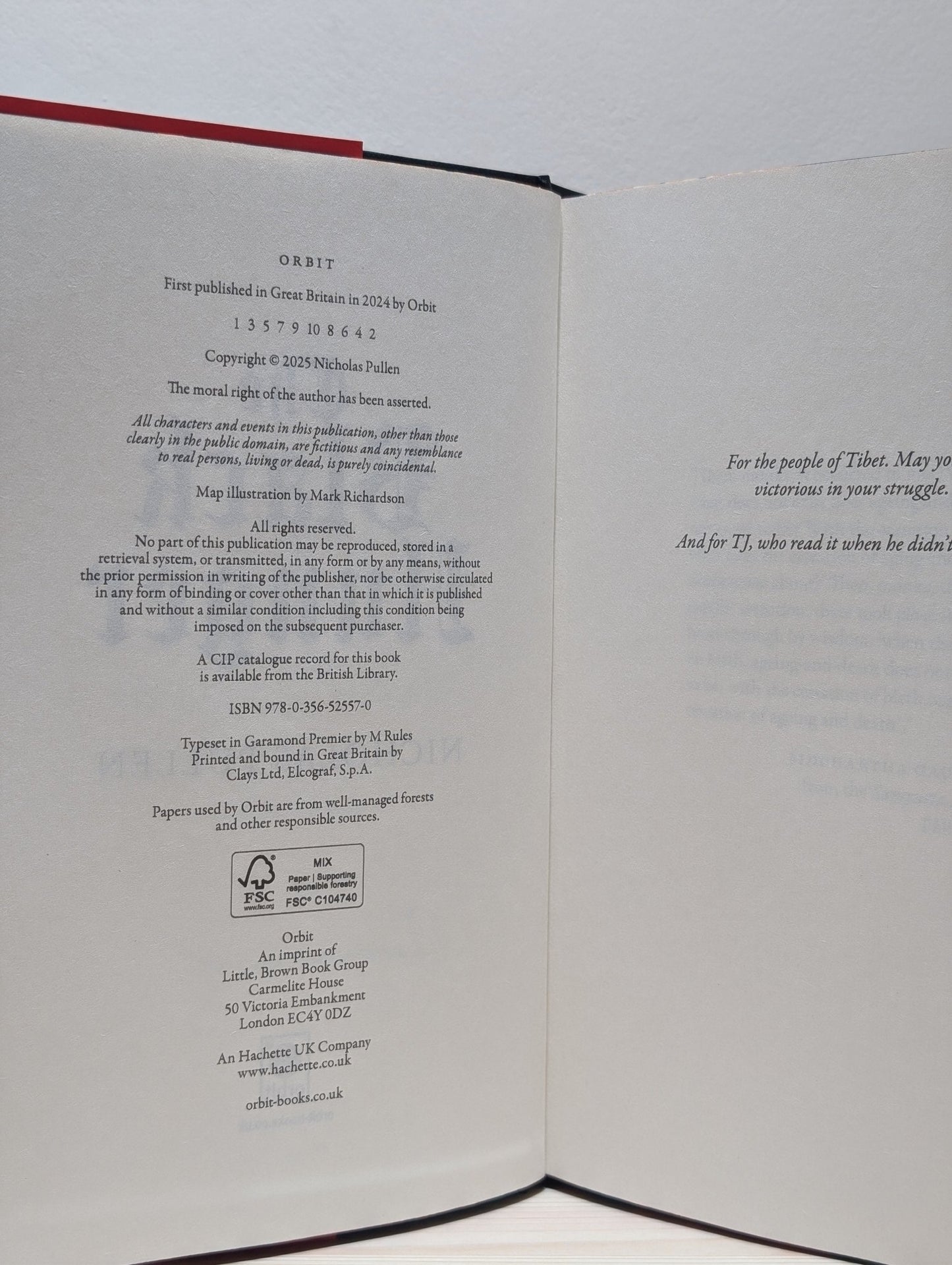 The Black Hunger by Nicholas Pullen (Signed First Edition with sprayed edges) - Fialta Books