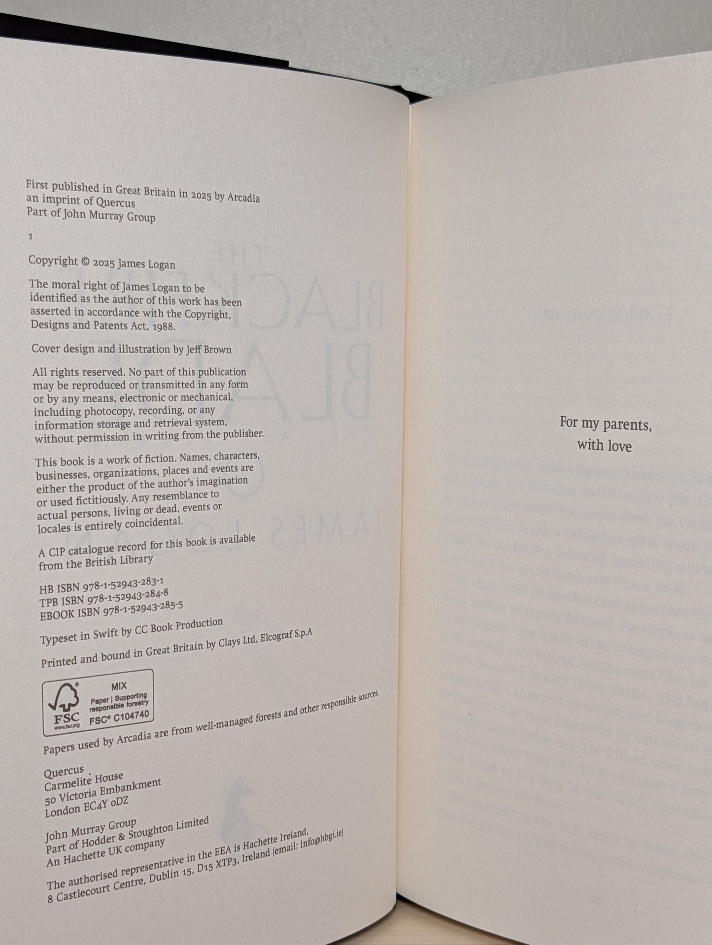 The Blackfire Blade by James Logan (Signed First Edition) - Fialta Books