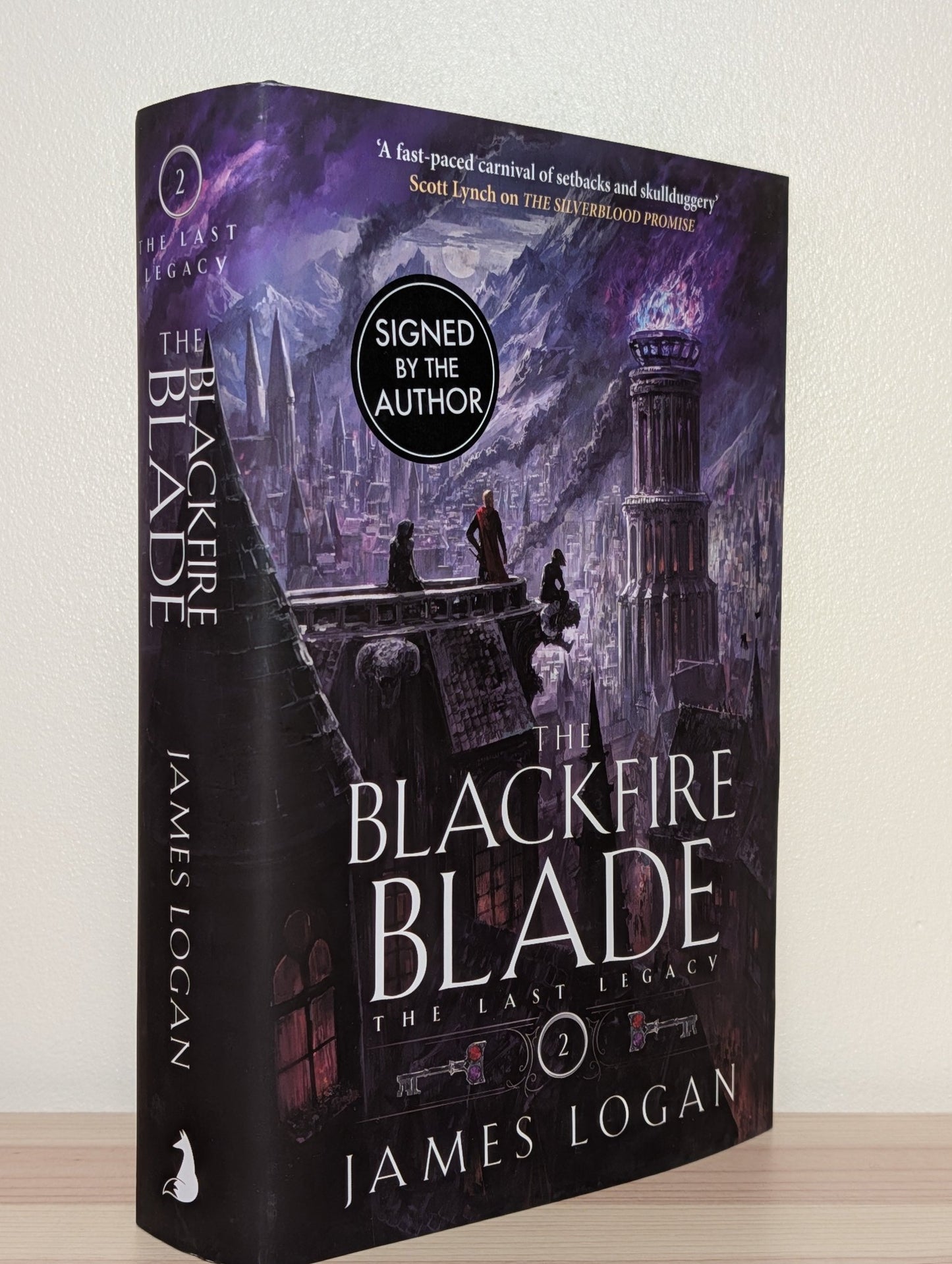 The Blackfire Blade by James Logan (Signed First Edition) - Fialta Books
