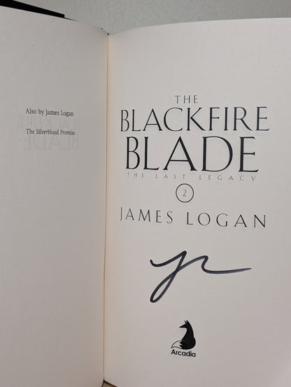 The Blackfire Blade by James Logan (Signed First Edition) - Fialta Books