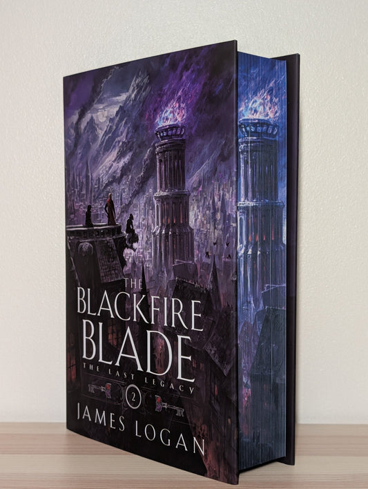 The Blackfire Blade by James Logan (Signed First Edition with sprayed edges) - Fialta Books