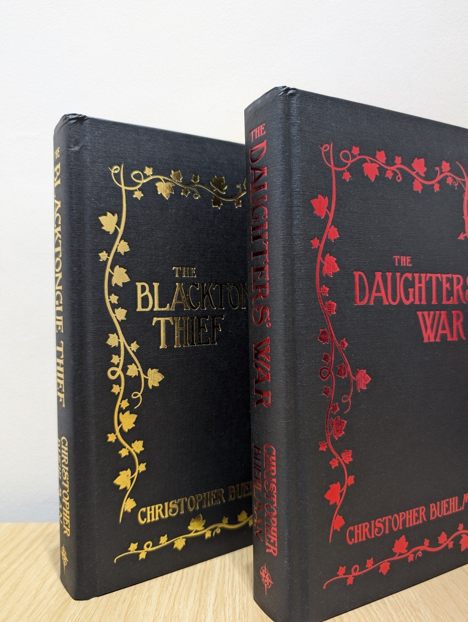 The Blacktongue Thief; Daughters' War by Christopher Buehlman (Signed with sprayed edges) - Fialta Books