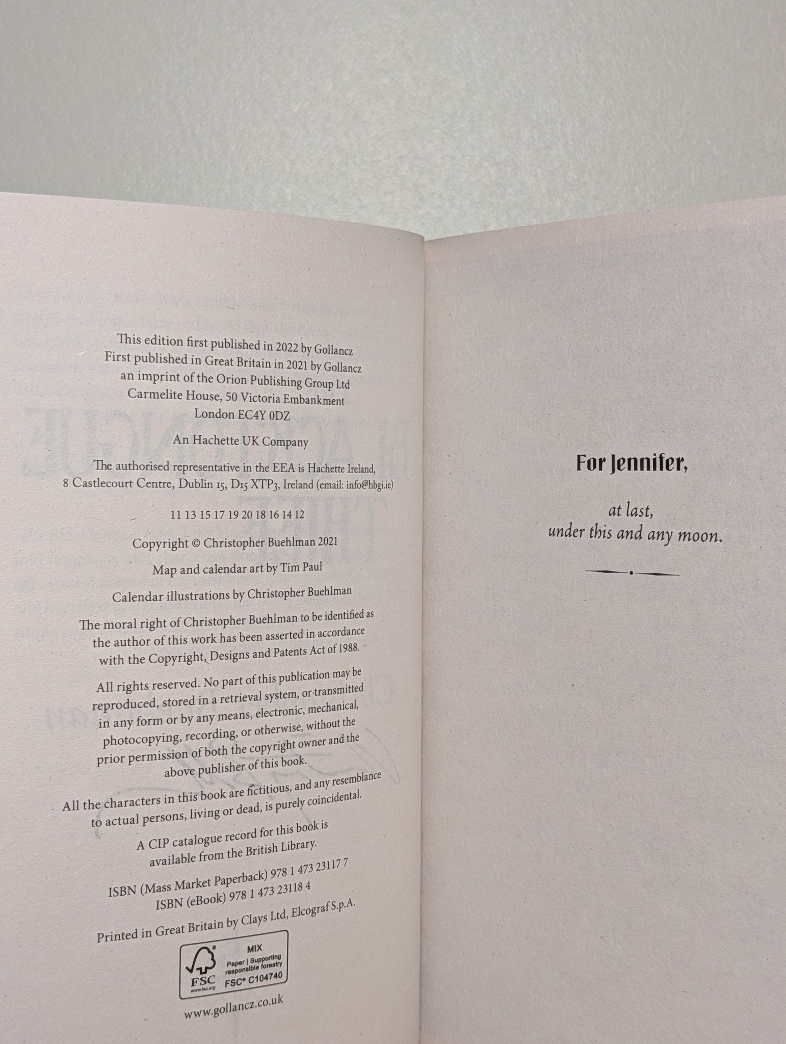 The Blacktongue Thief; The Daughters' War by Christopher Buehlman (Signed Paperback Set) - Fialta Books