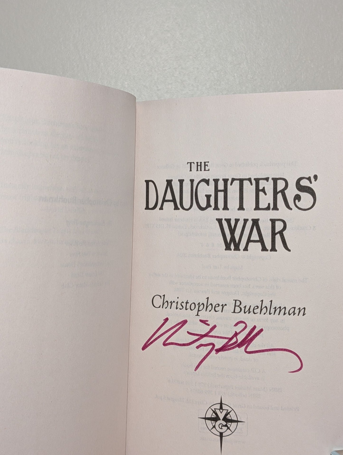 The Blacktongue Thief; The Daughters' War by Christopher Buehlman (Signed Paperback Set) - Fialta Books