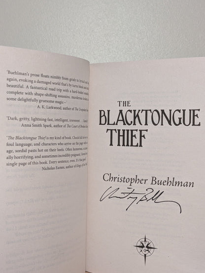 The Blacktongue Thief; The Daughters' War by Christopher Buehlman (Signed Paperback Set) - Fialta Books