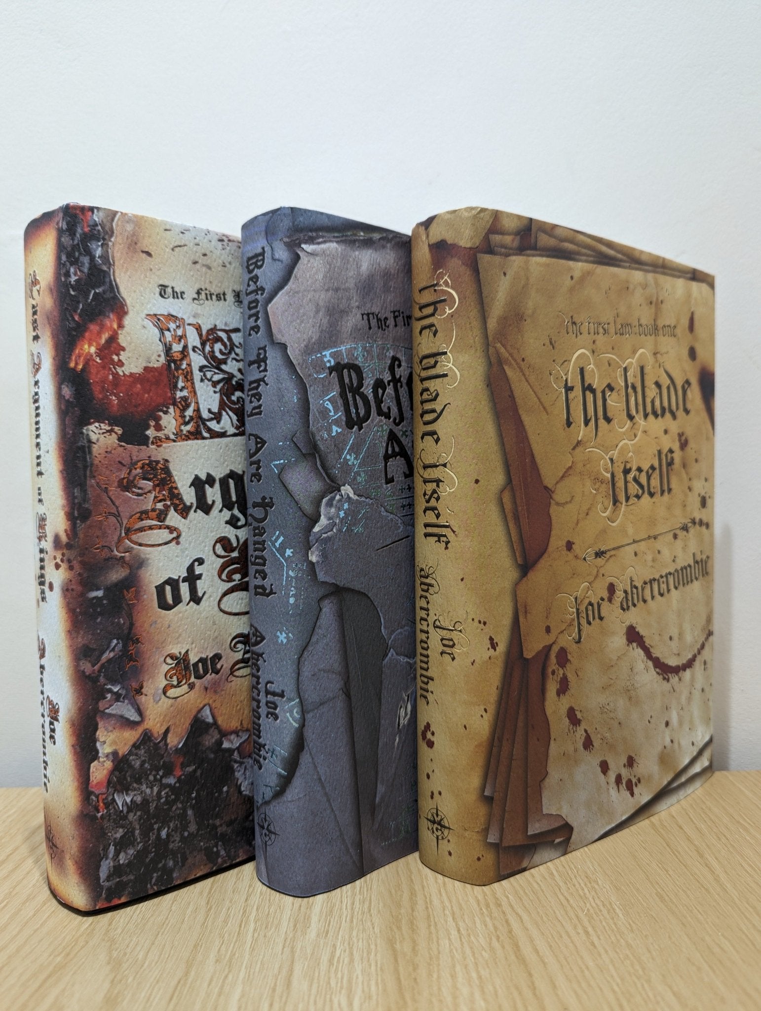 The Blade Itself; Before They Are Hanged; Last Argument of Kings by Joe Abercrombie - Fialta Books