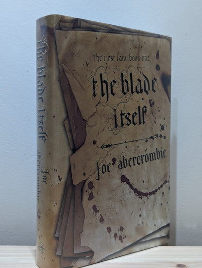The Blade Itself: The First Law book 1 by Joe Abercrombie (Signed Dated by Author) - Fialta Books