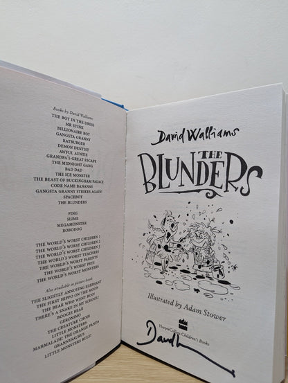 The Blunders by David Walliams (Signed First Edition) - Fialta Books