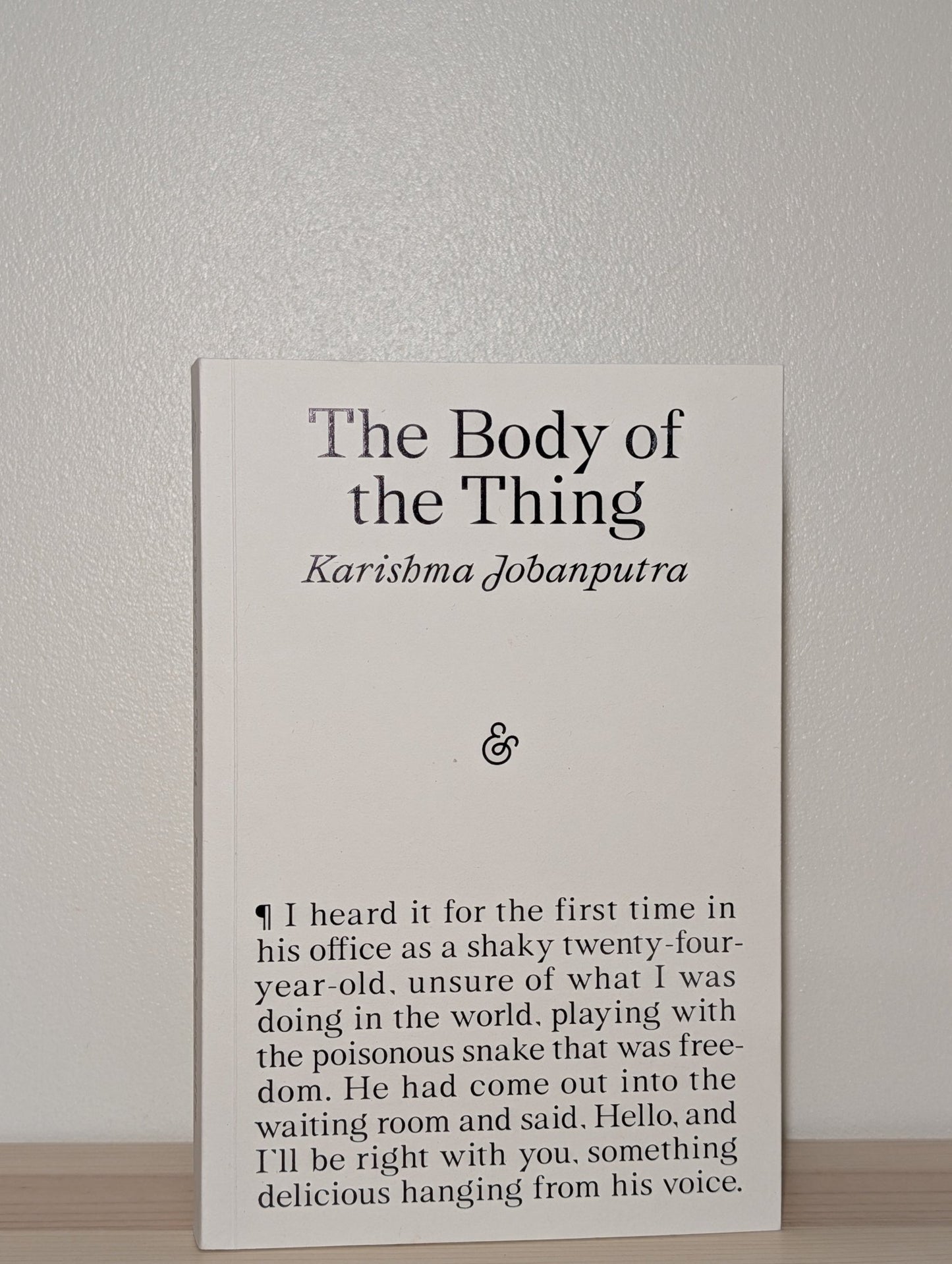 The Body of the Thing by Karishma Jobanputra (Signed First Edition) - Fialta Books