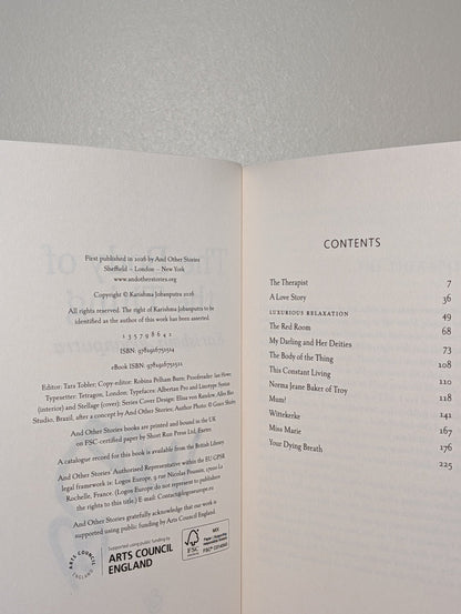 The Body of the Thing by Karishma Jobanputra (Signed First Edition) - Fialta Books