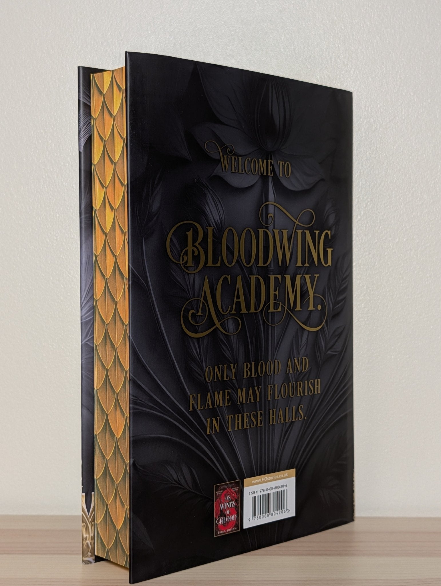 The Bond that Burns: Bloodwing Academy 2 by Briar Boleyn (First Edition with sprayed edges) - Fialta Books