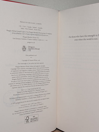 The Bone Door by Frances White (Signed First Edition with sprayed edges) - Fialta Books