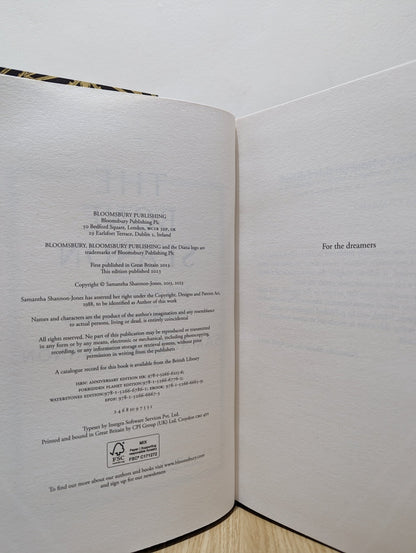 The Bone Season: tenth anniversary special edition by Samantha Shannon (Signed) - Fialta Books