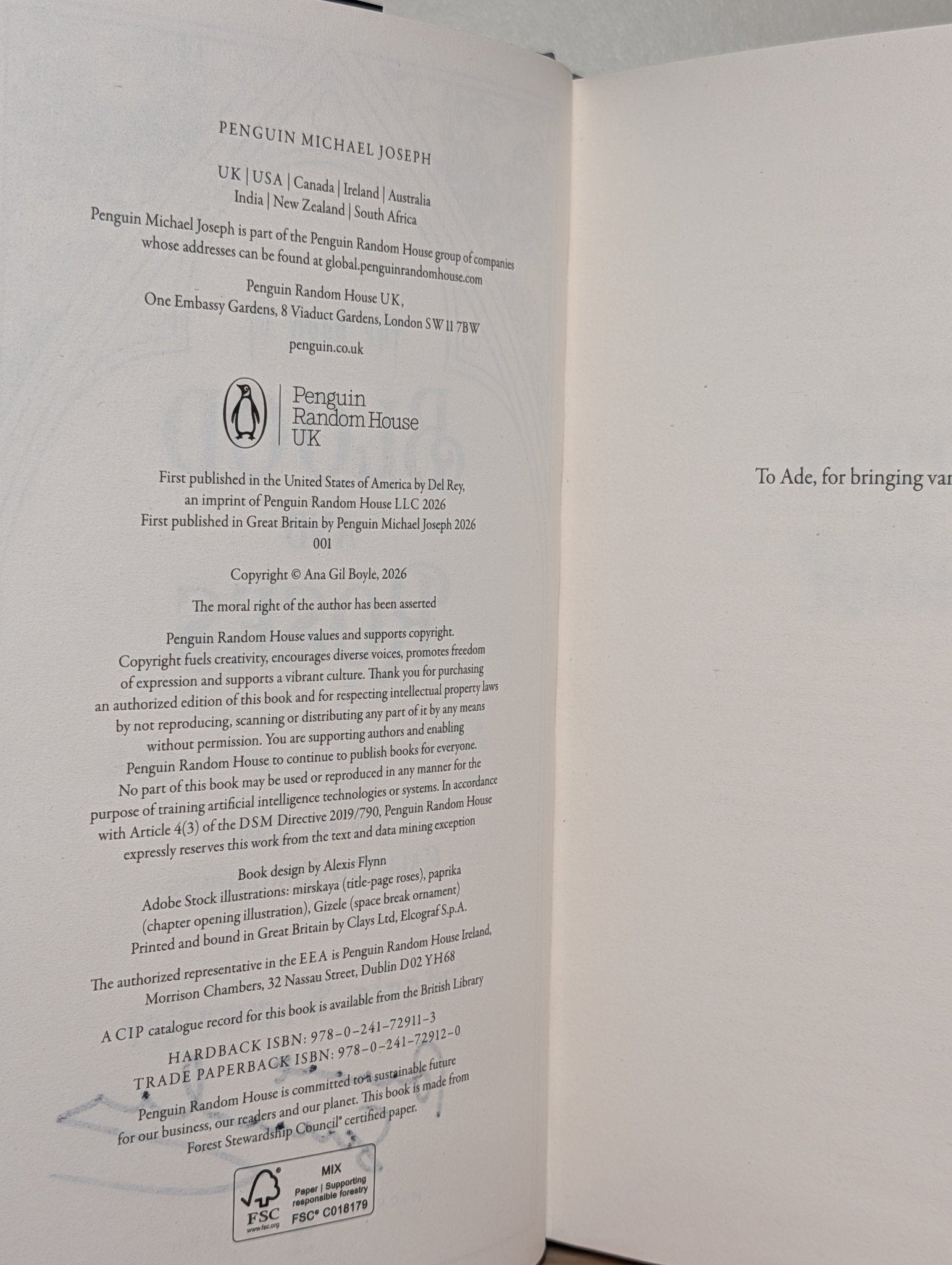 The Book of Blood and Roses by Annie Summerlee (Signed First Edition) - Fialta Books