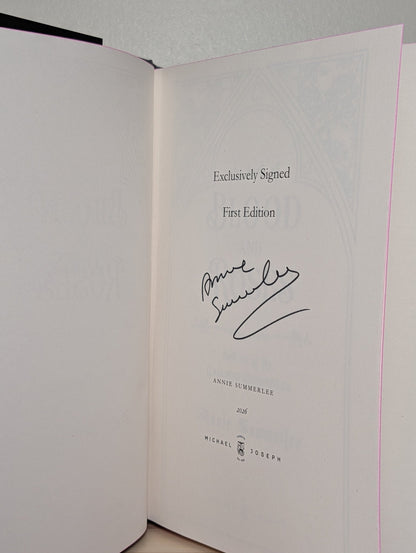 The Book of Blood and Roses by Annie Summerlee (Signed First Edition with sprayed edges) - Fialta Books