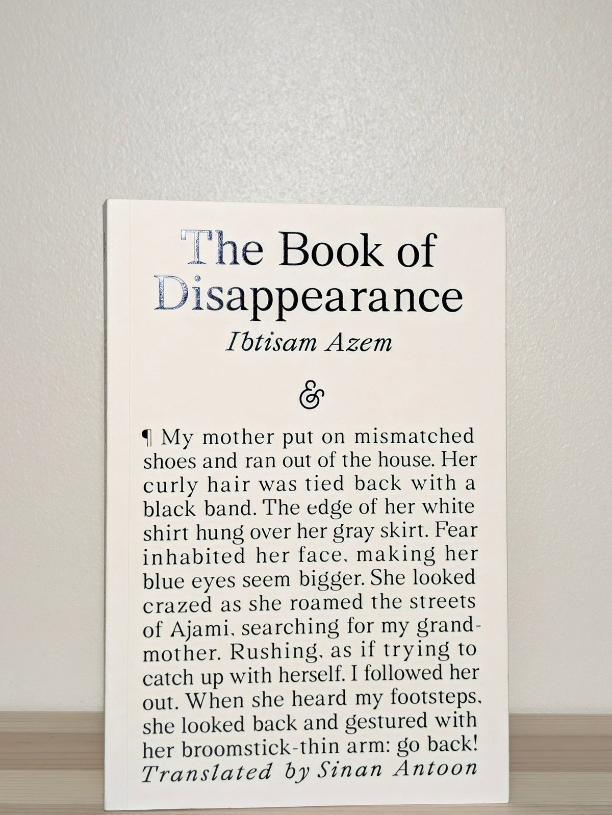 The Book of Disappearance by Ibtisam Azem (Signed) - Fialta Books