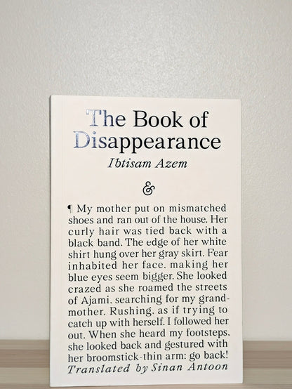 The Book of Disappearance by Ibtisam Azem (Signed) - Fialta Books