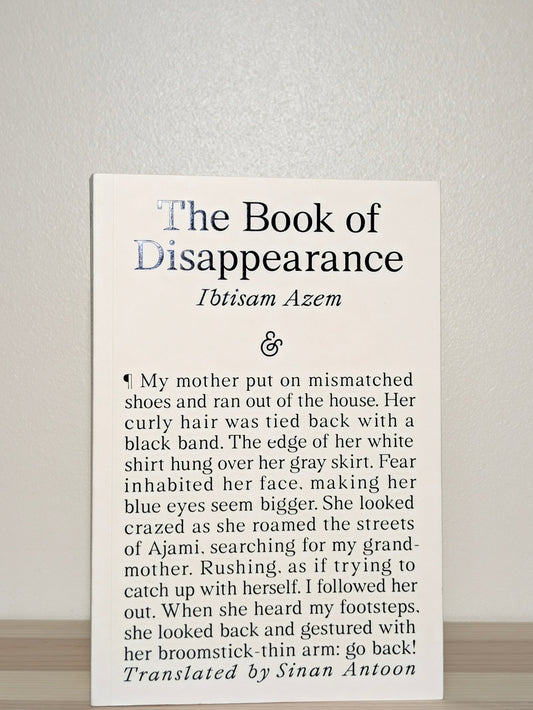 The Book of Disappearance by Ibtisam Azem (Signed) - Fialta Books