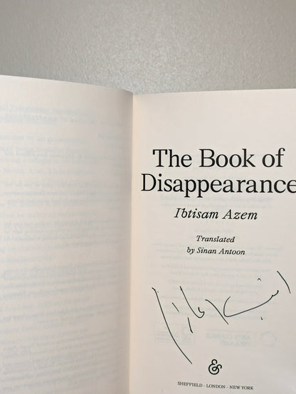 The Book of Disappearance by Ibtisam Azem (Signed) - Fialta Books