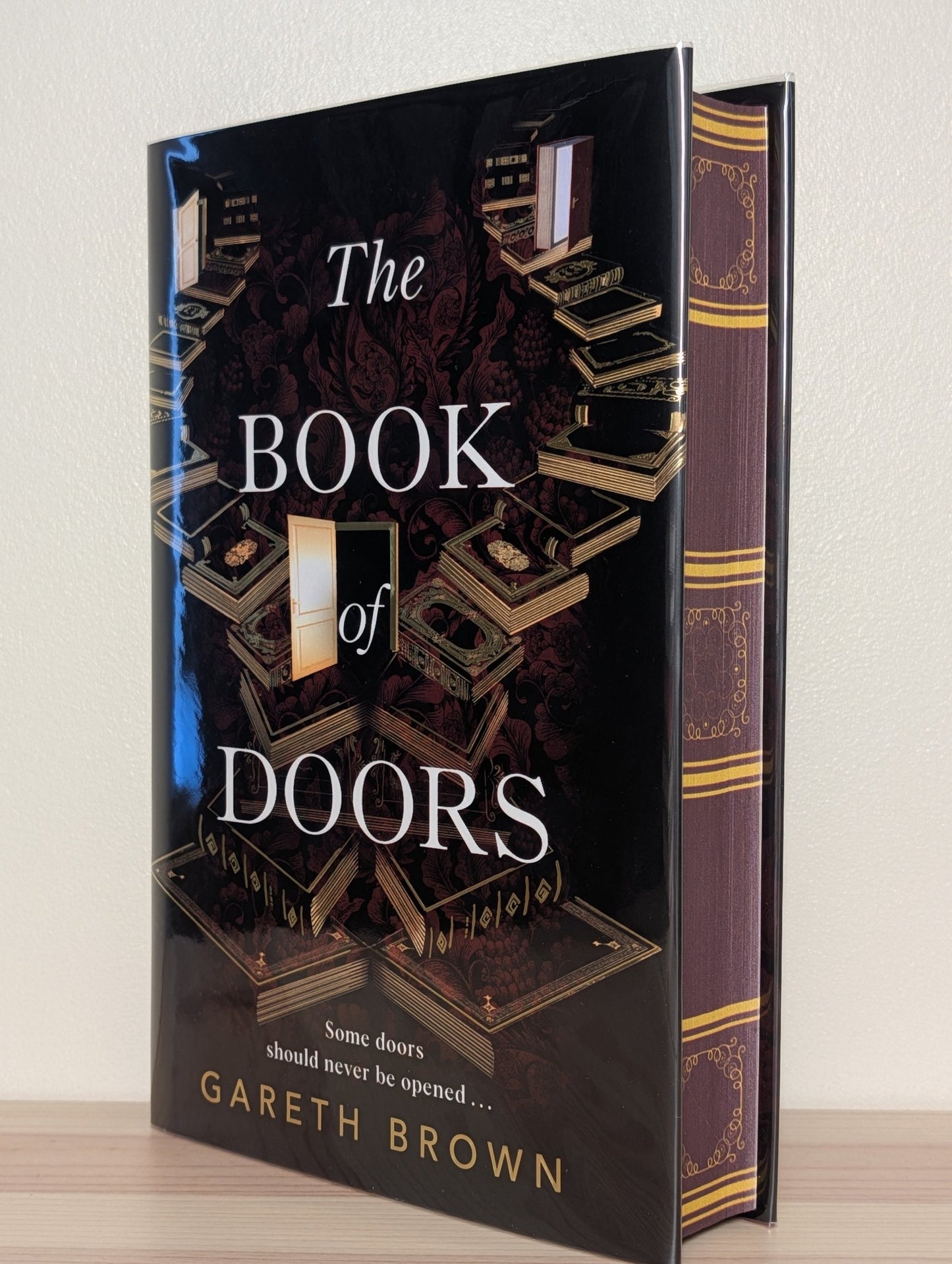 The Book of Doors by Gareth Brown (Signed Numbered First Edition with sprayed edges) - Fialta Books