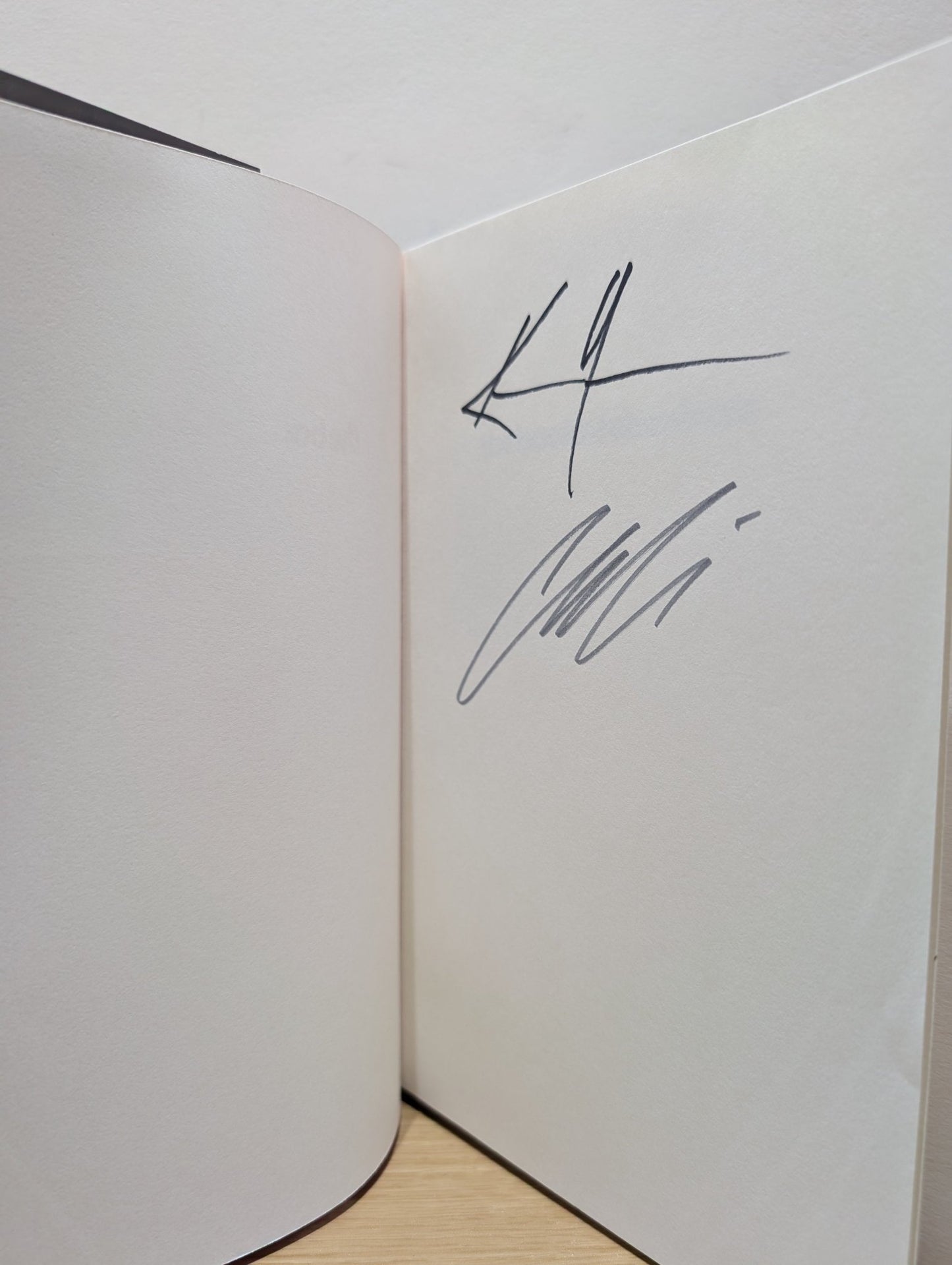 The Book of Elsewhere by Keanu Reeves China Mieville (Double Signed) - Fialta Books