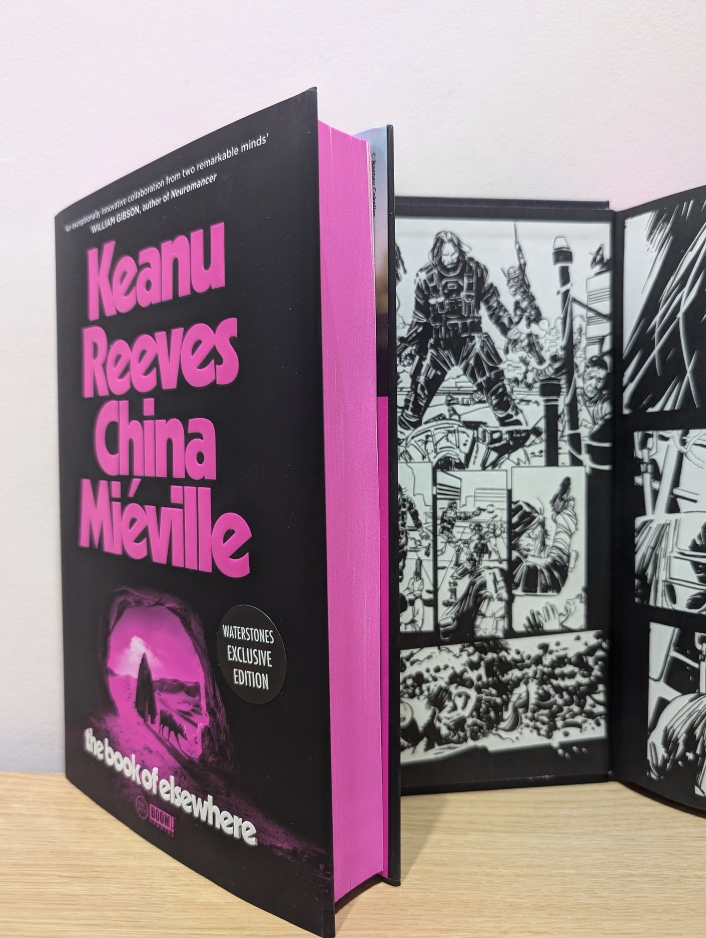 The Book of Elsewhere by Keanu Reeves China Mieville (First Edition with sprayed edges) - Fialta Books