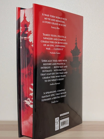 The Book of Fallen Leaves by A. S. Tamaki (Signed Numbered Edition with sprayed edges) - Fialta Books