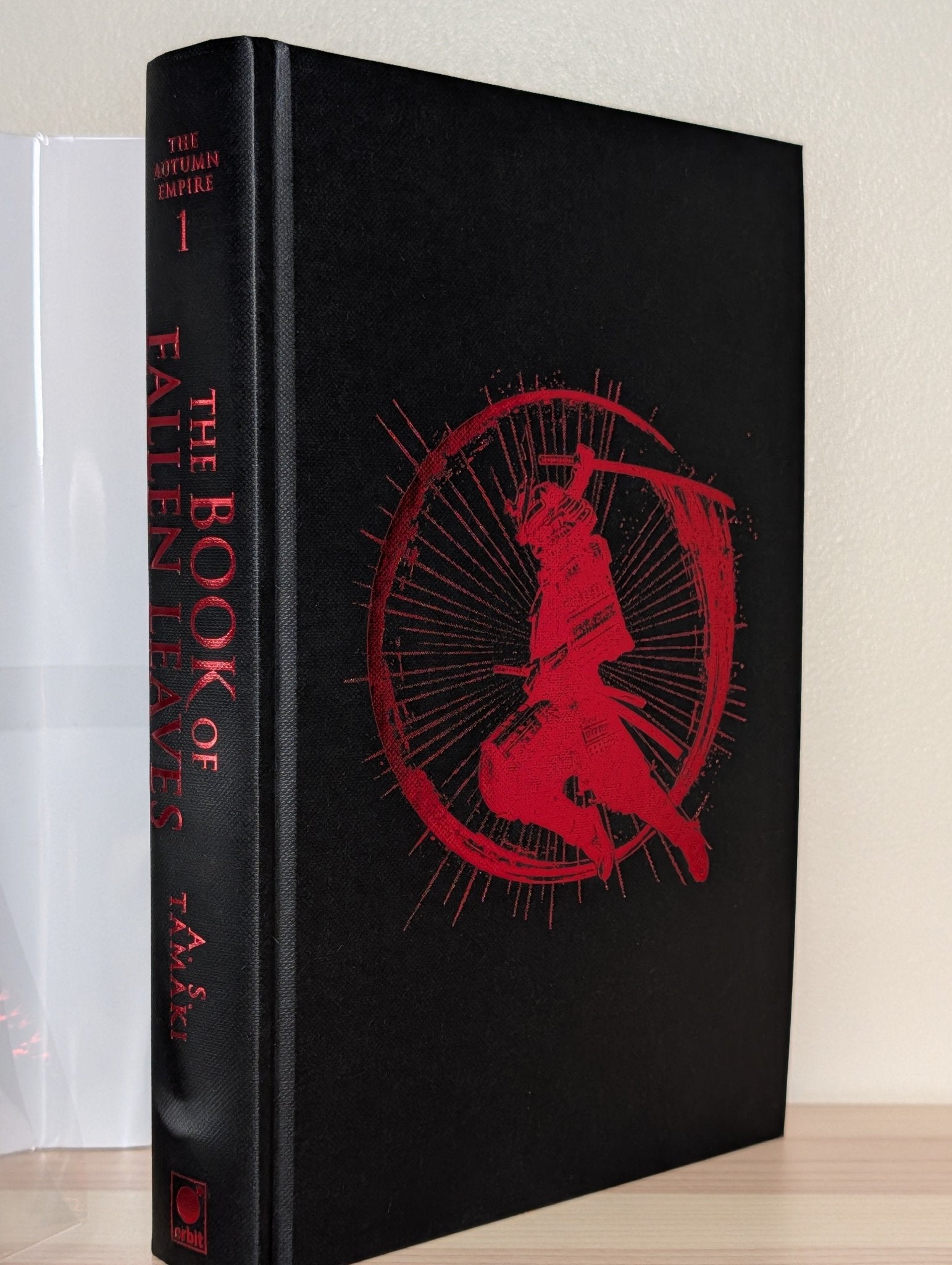 The Book of Fallen Leaves by A. S. Tamaki (Signed Numbered Edition with sprayed edges) - Fialta Books