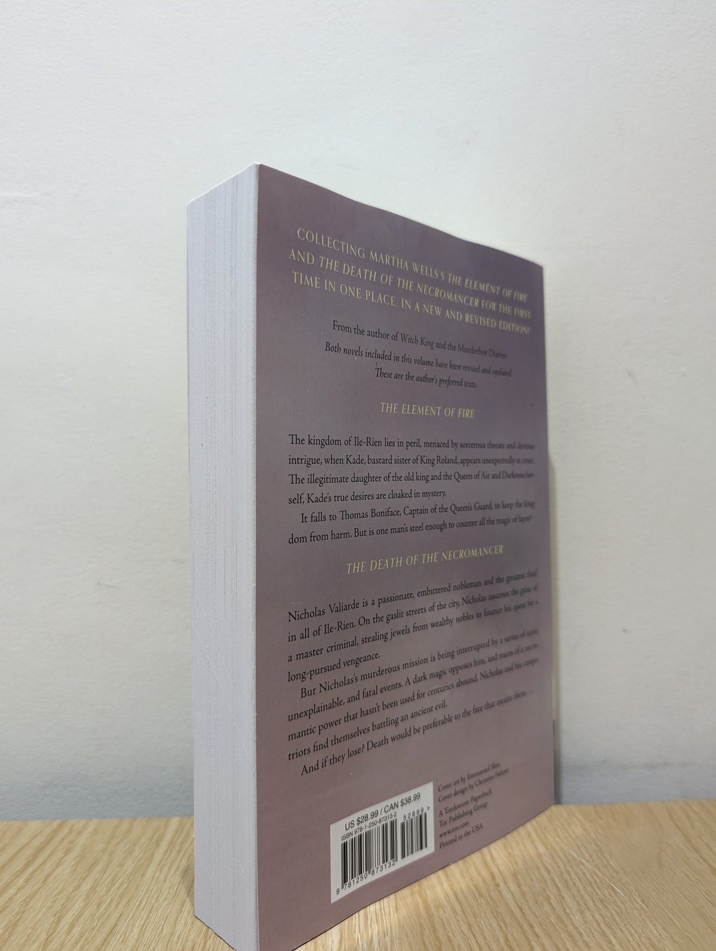 The Book of Ile - Rien: The Element of Fire & The Death of the Necromancer by Martha Wells (Signed Revised Edition) - Fialta Books