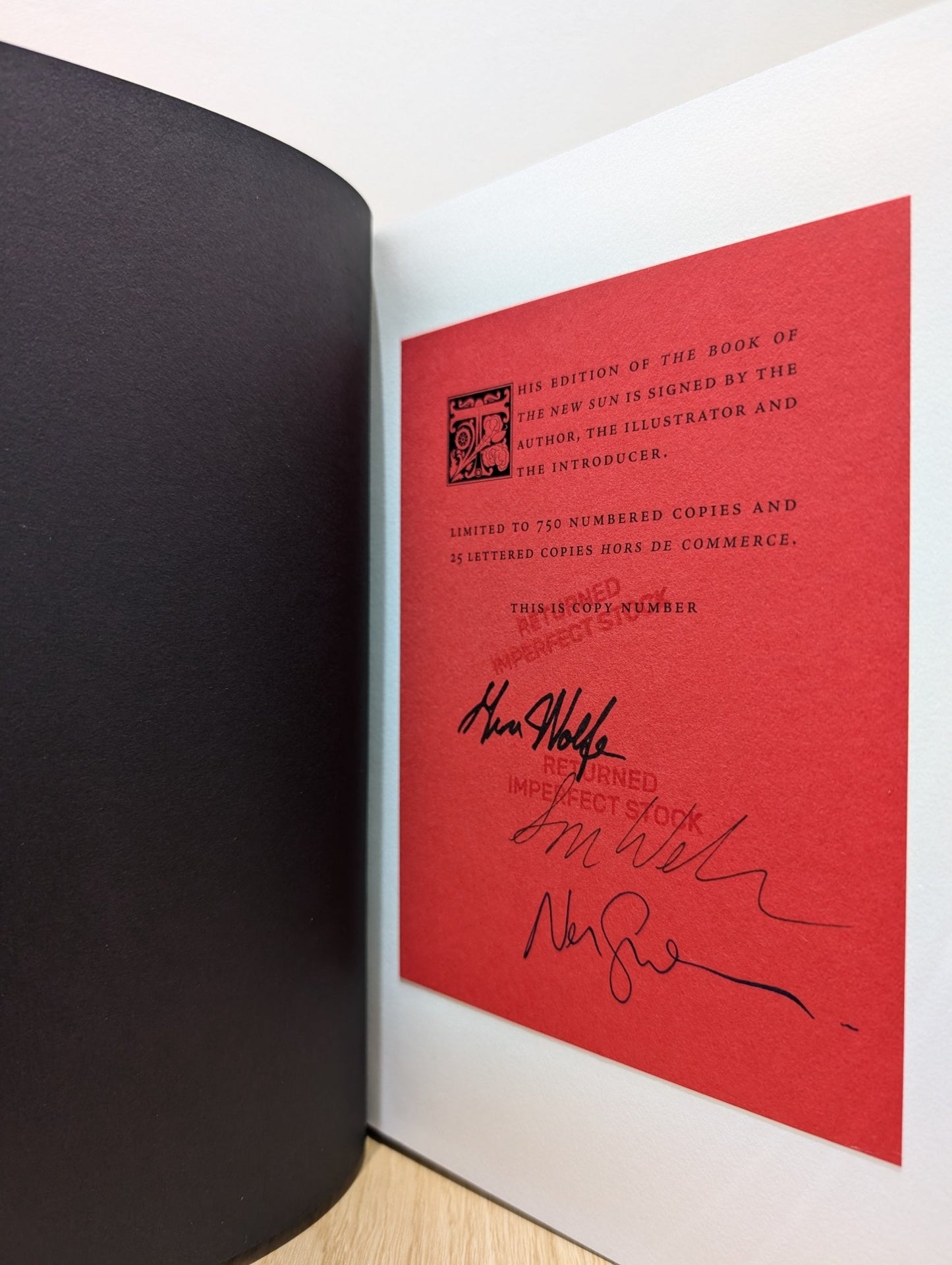 The Book of the New Sun by Gene Wolfe (Folio Limited Signed Edition) - Fialta Books