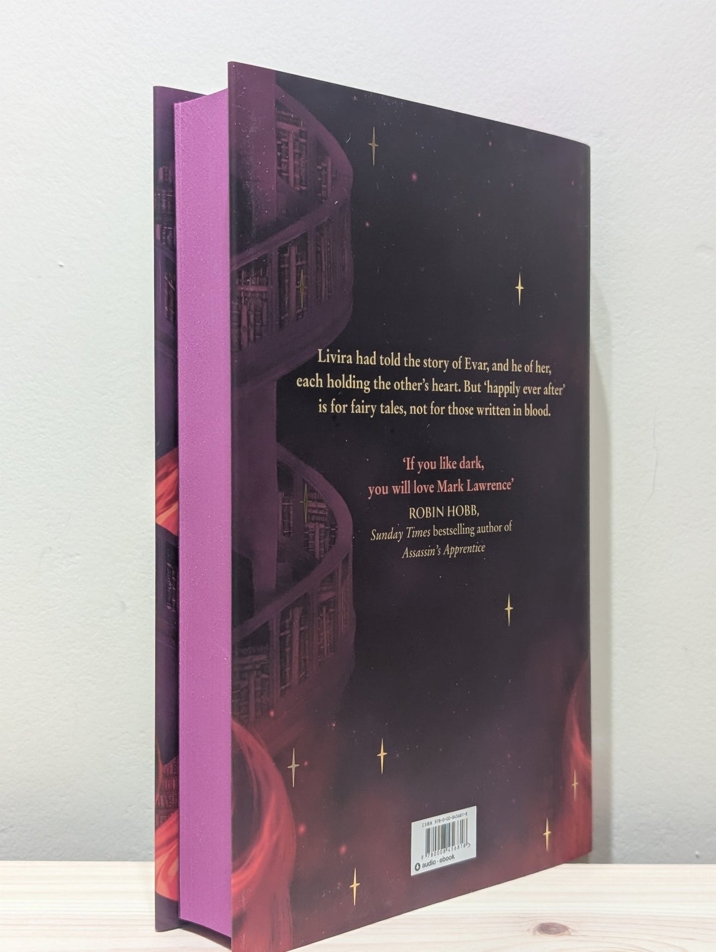 The Book That Held Her Heart by Mark Lawrence (Signed First Edition with sprayed edges) - Fialta Books