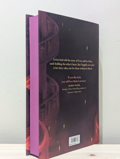 The Book That Held Her Heart by Mark Lawrence (Signed First Edition with sprayed edges) - Fialta Books