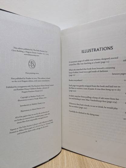 The Book Thief by Markus Zusak (Folio Limited Leatherbound Edition) - Fialta Books