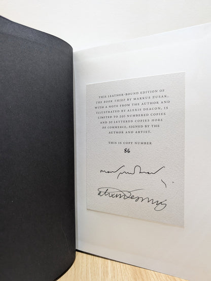 The Book Thief by Markus Zusak (Folio Limited Leatherbound Edition) - Fialta Books