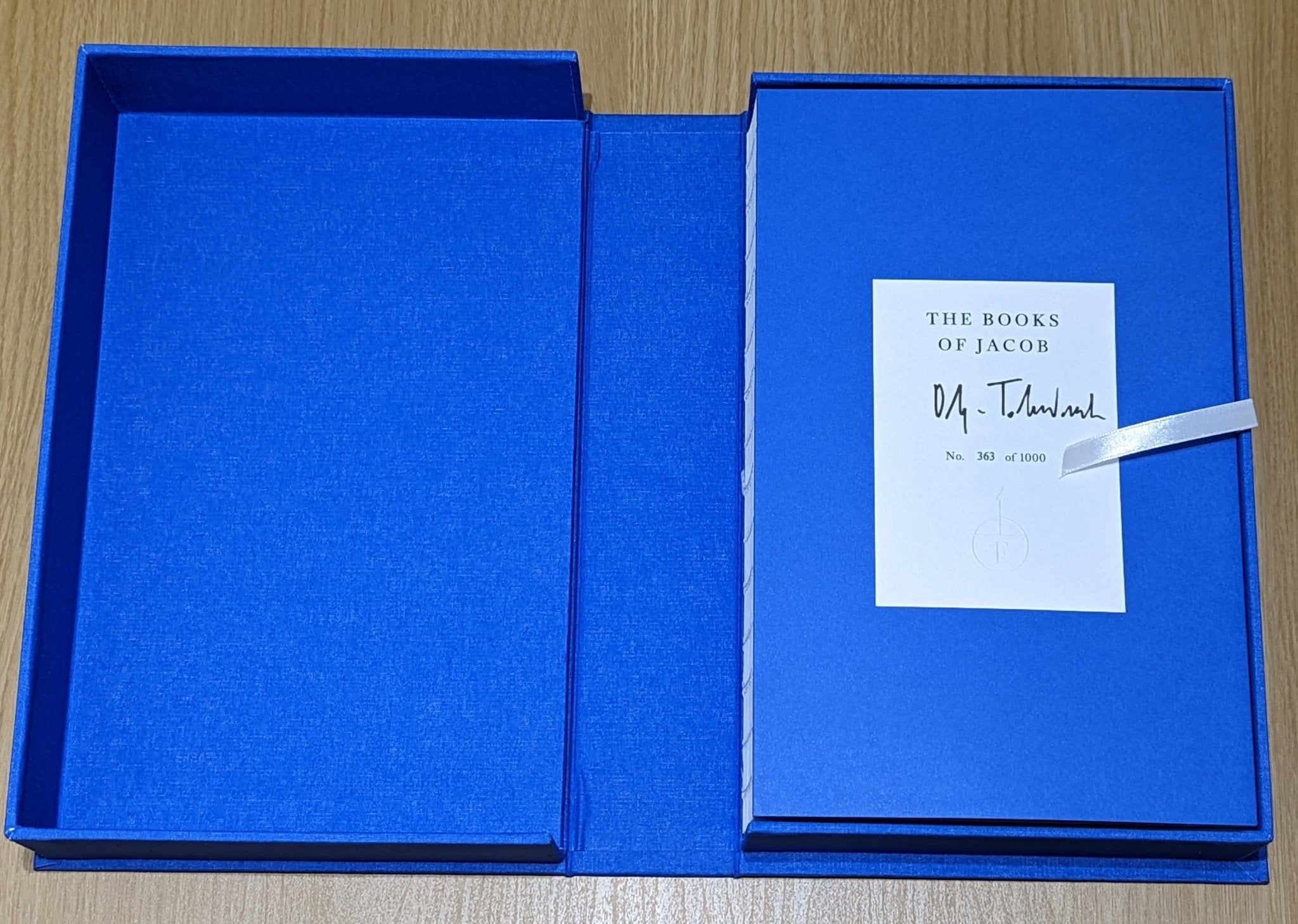 The Books of Jacob by Tokarczuk Olga (Signed Limited Edition